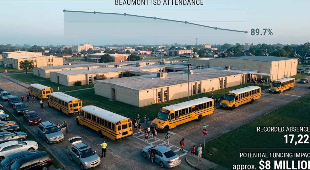 Beaumont ISD Attendance Crisis Could Cost the District Millions