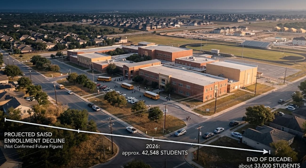 San Antonio ISD Could Drop to 33,000 Students by the End of the Decade