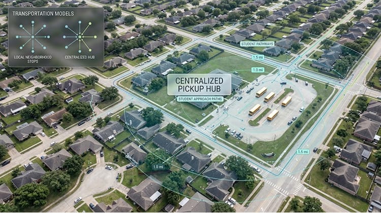 HISD Shifted Magnet Transportation To Centralized Hubs